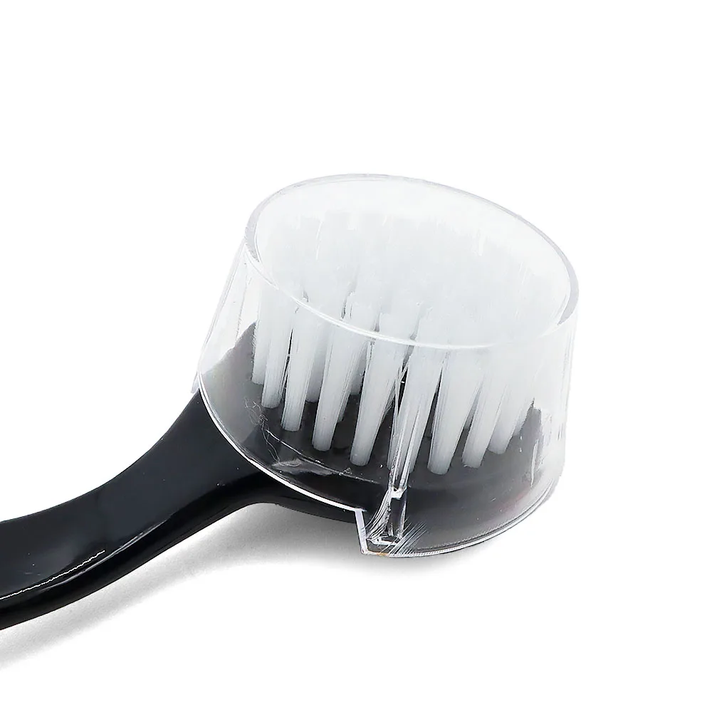 24Pcs Round Head Nail Brush With Cap Nail Scrub Brush For Toes And Finger Cleaner Handle Grip Cleaning Brushes Manicure Products