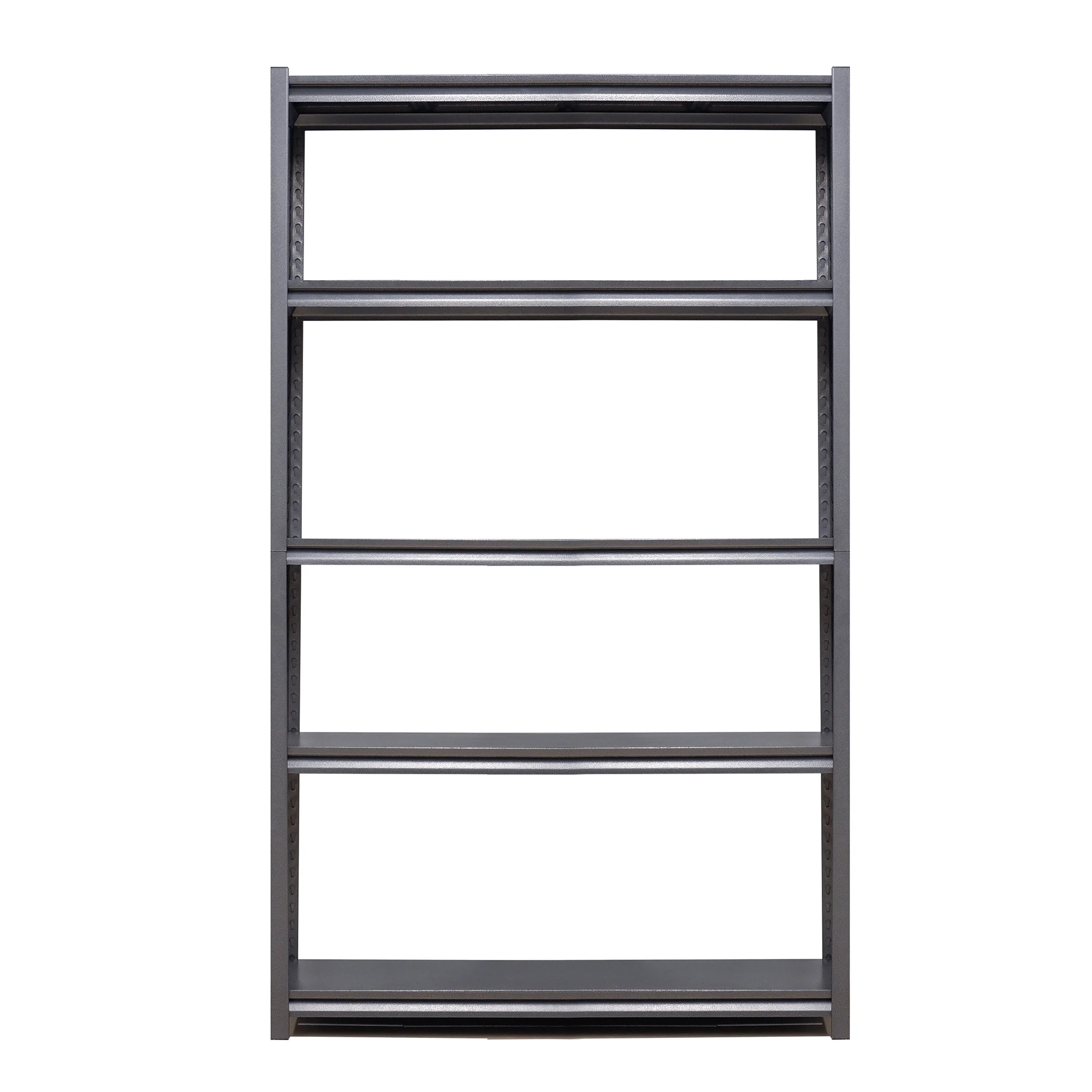 

Industrial 5-Tier Heavy-Duty Carbon Steel Shelving Rack for Warehouse Pallet Storage Easy Assembly Multifunctional Design (250kg
