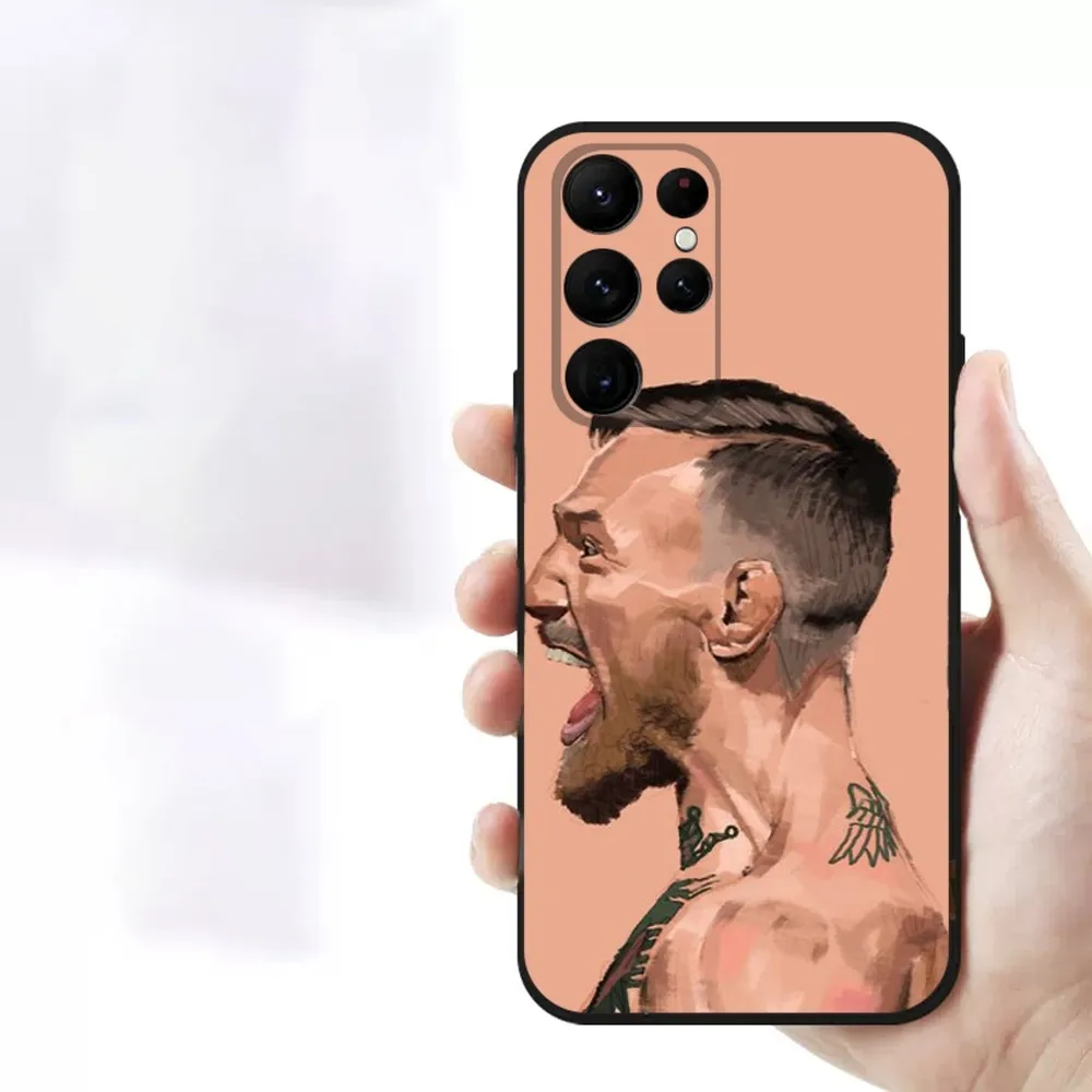 Conor M-McGregor  Phone Case For Samsung S23,23,22,30,21,10,9,Note20 Ultra,Lite,Ultra,5G,Plus,FE,Black Soft Case