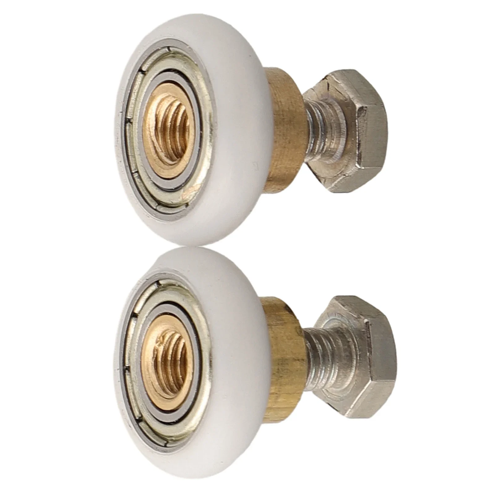 Smooth and Effortless Gliding Shower Door Rollers Wheels Set of 2 Suitable for 4 8mm Glass Thickness Premium Performance