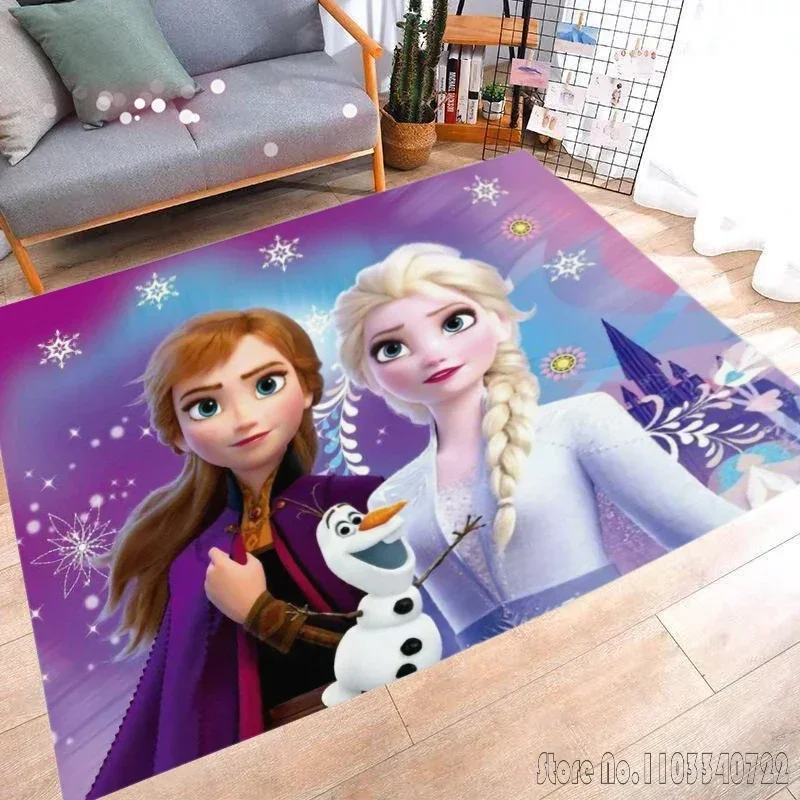 

Frozen Princess Aisha Series Rug Carpets 120x160cm Decor for Living Room Children's Bedroom Sofa Bathroom Kids Floor Mat