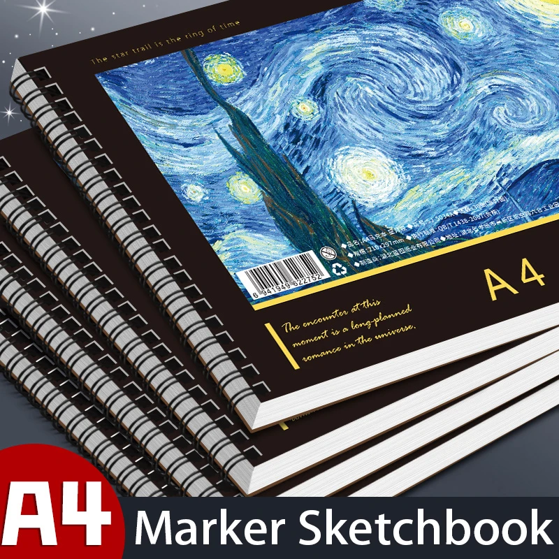 สมุดสเก็ตช์ภาพแบบม้วน A4 60 แผ - Copic Marker Sketch บทวิจารณ์และราคา