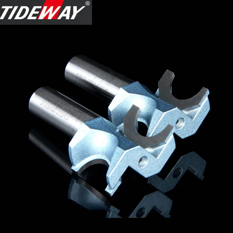 Tideway Industrial Grade Semicircular Milling Cutter Wood Milling Router Bit Boring Trimming Machine Curved Round Edge CNC Bit
