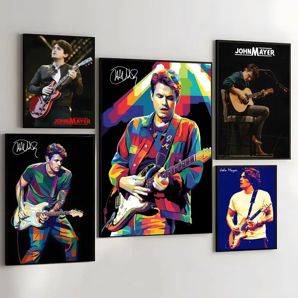 J-John Mayer Painting Calligraphy Self Adhesive Wall Art Waterproof Print For Bedroom Hallway Home Decor