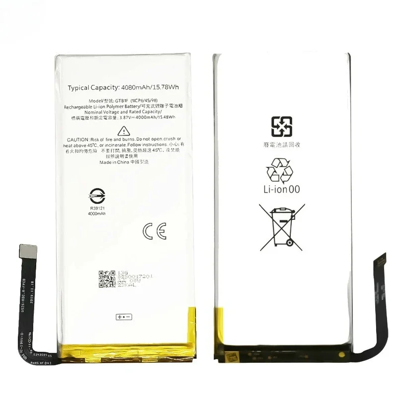 GTB1F for Google Pixel 5 Mobile Phone Battery High Quality High Capacity Battery Replacement Bateria Grade A Cell with Tools