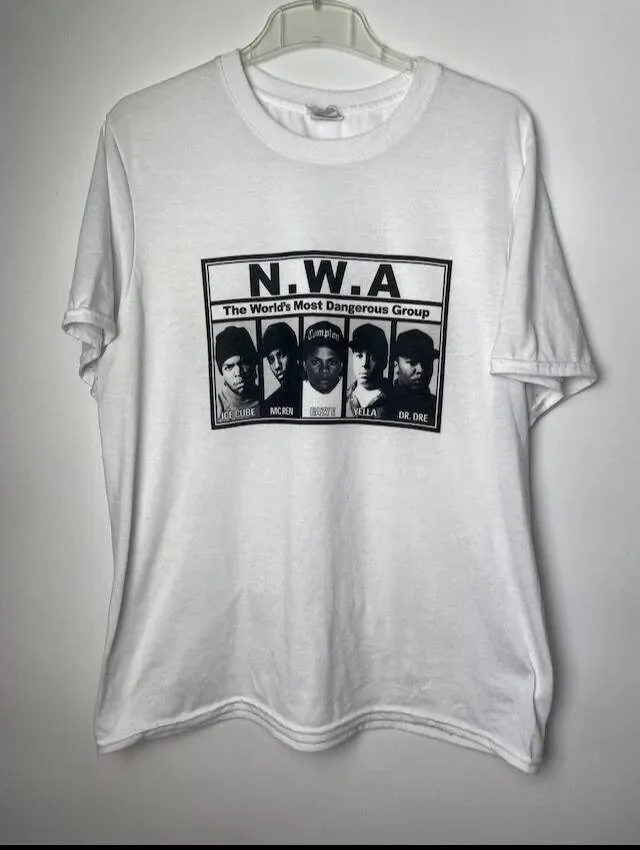 Vinatge N.W.A the World's Most Dangerous Gang T Shirt Size