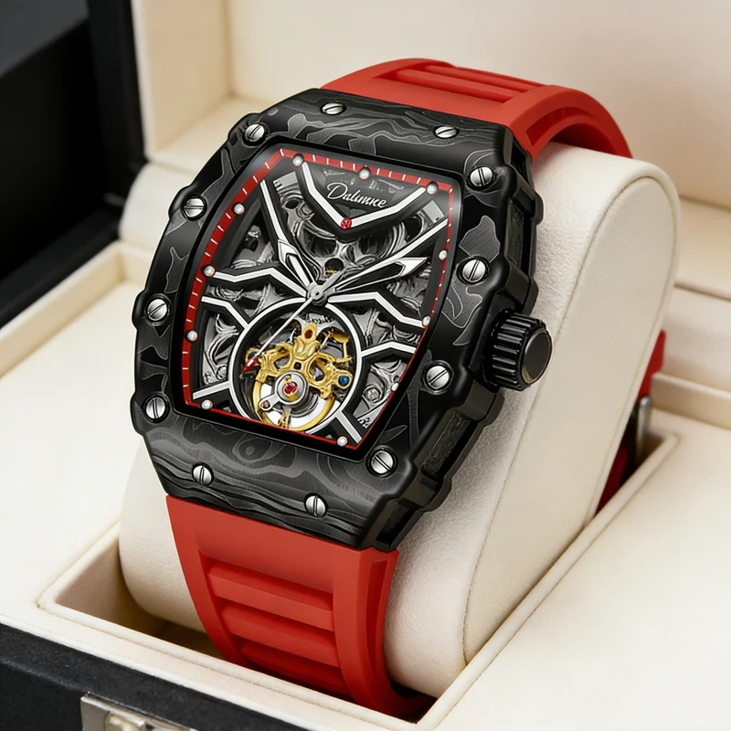 

Роскошные брендовые мужские часы в спортивном стиле, военные мужские наручные часы с турбийоном, автоматические механические часы Relogio Masculino