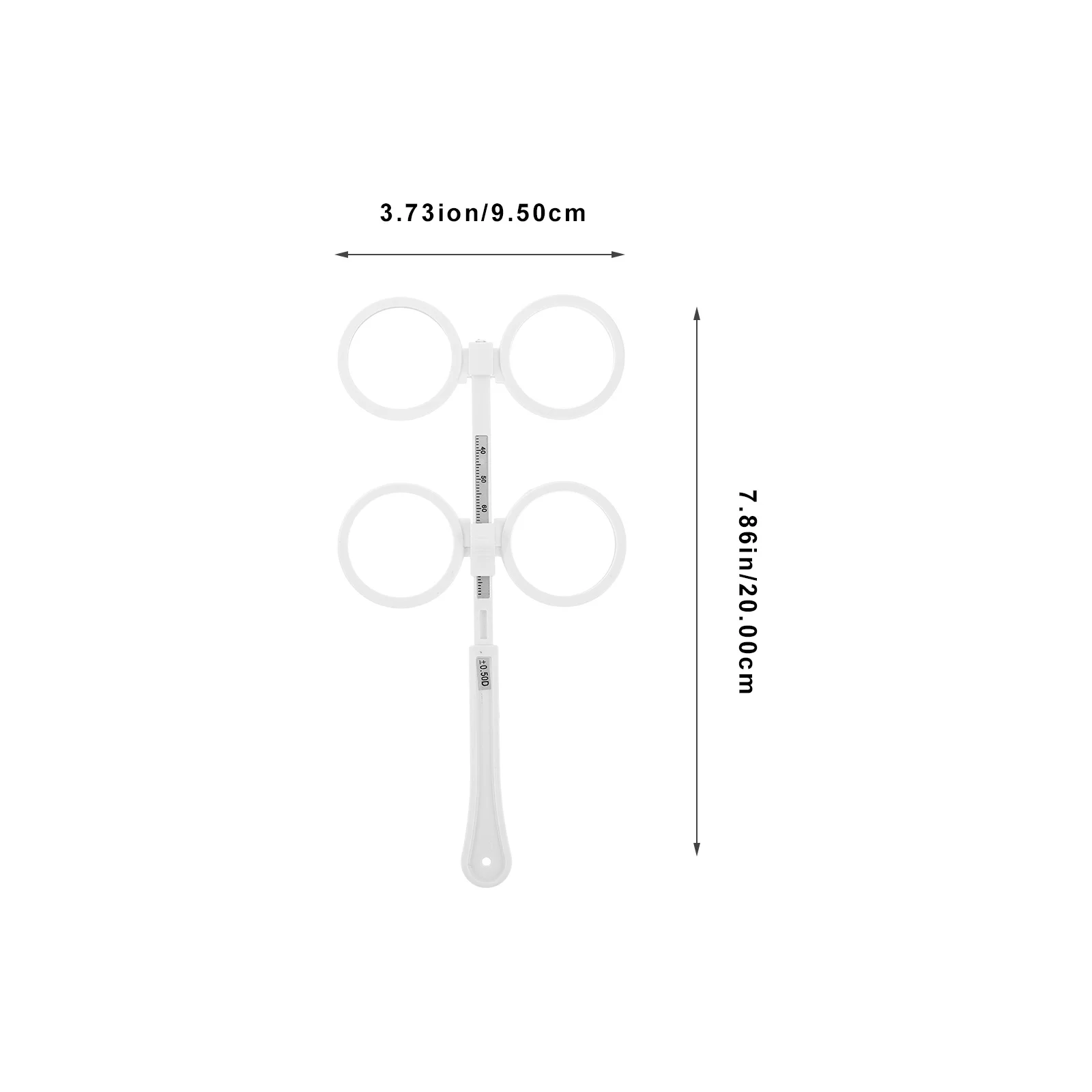 3 قطع من ملحقات النظارات، معدات تجريبية قابلة للتعديل لقياس البصر