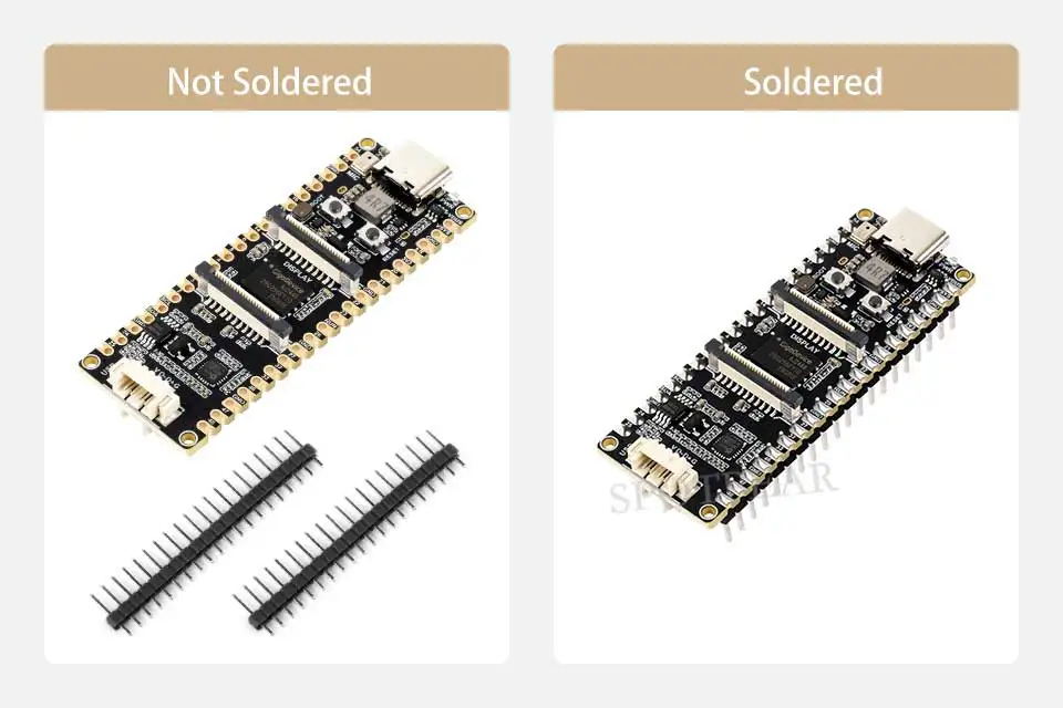 Picture 5: ESP32-P4 PICO Development Board 32MB Flash 32MB PSRAM with MIPI DSI CSI Camera, and Audio Speaker， Optional with WIFI