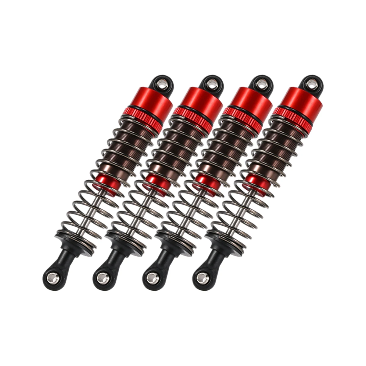 4PCS 52/55/62/70/75/85/95/100/110/120mm Schokdemper voor 1/10 RC Truggy Buggy On-Road Touring Drift Racing Klimmen Auto Onderdelen