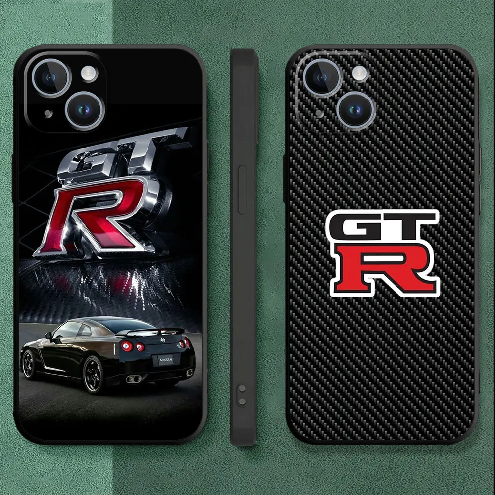 Case For Apple iPhone 15 11 14 13 Pro Max 7 8 Plus 12 Mini SE XS XR Silicone Back Phone Cover Fundas JDM Super Sport Car G-GTR