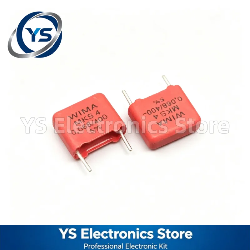 MKS4 4000V0.068UF WIMA RED 4000V683 68NF 10mm Film Capacitor Hi-Fi Audio Capacitors NEW and Original