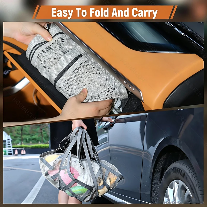 Car Ceiling Cargo Net Pocket Overhead Storage Mesh Organizer Double Layer Roof Mesh Camping Overlanding Gear Cargo 31.5
