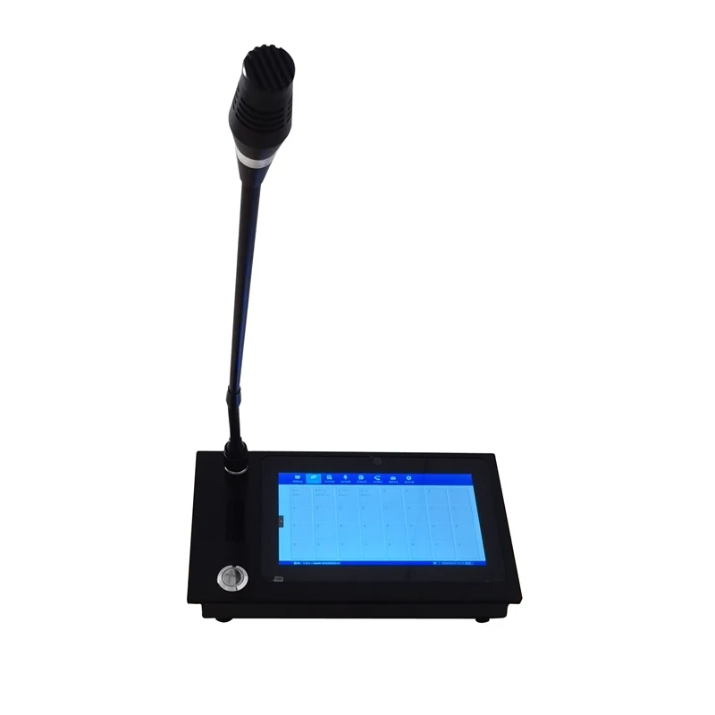 IP Network Intercom Microphone Voice paging, zone paging Timed playback, text to voice, real-time playback, calling , SIP