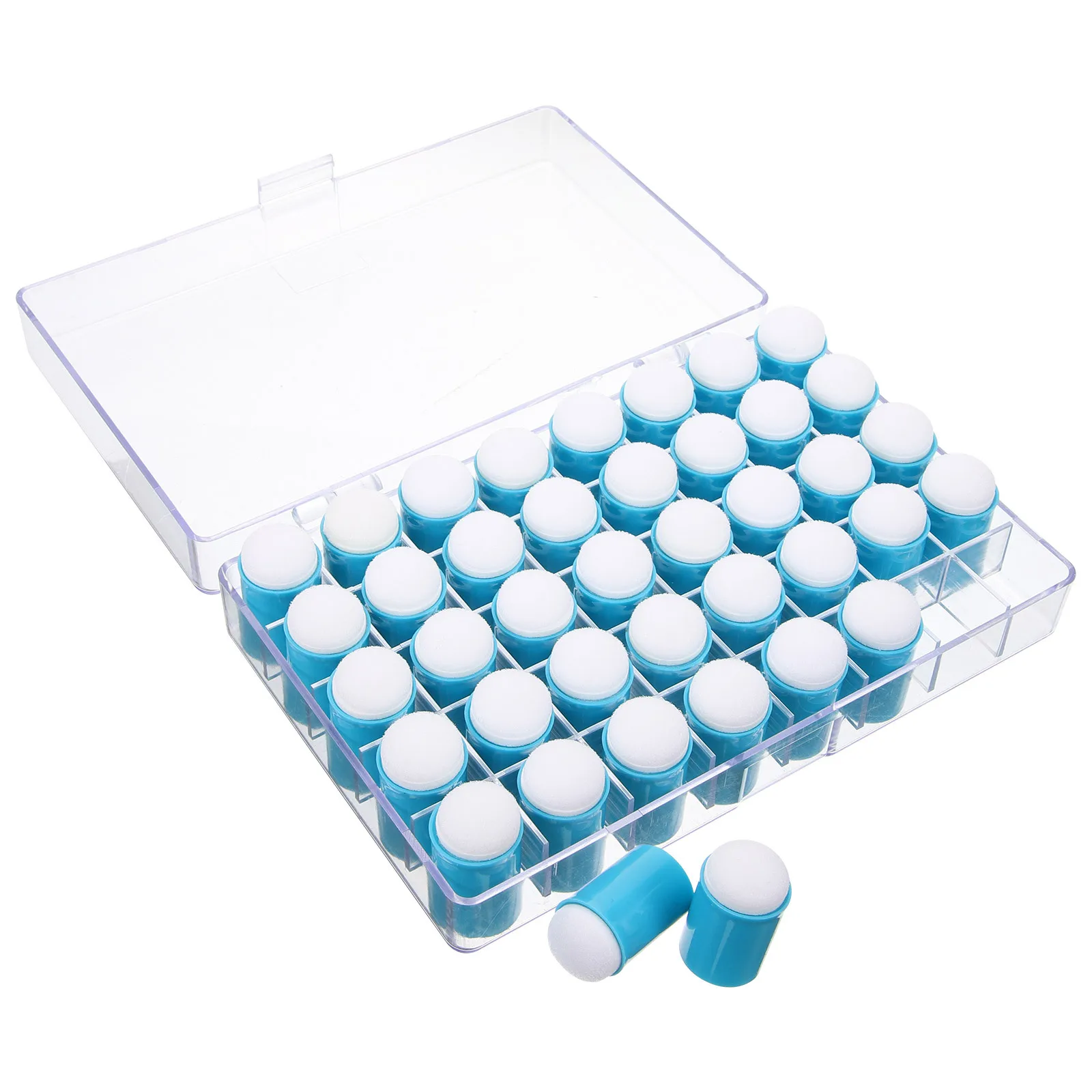 

40Pcs Finger Sponge Daubers Portable Painting Tools Fine Workmanship for DIY Graffiti Stencil Ink Blending Supplies