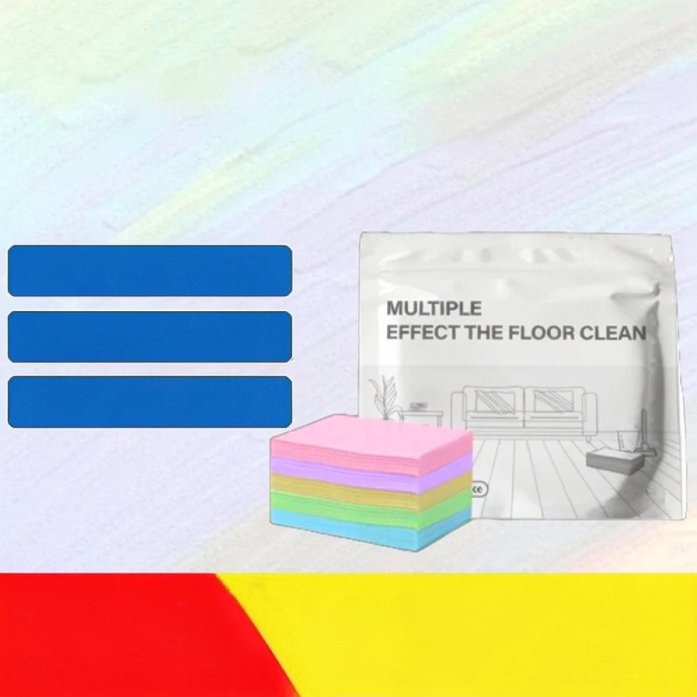 Multipurpose Floor Cleaner Tablet Soluble Detergent Sheets For Wood Tile Surface Polish Stain Remover Home Tool
