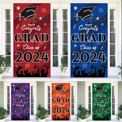 Happy Graduation Hanging Flag Congrats Grad Porch Door Banner Congrats Grad Party Decor Class Of 2024 Photography  Party Decors