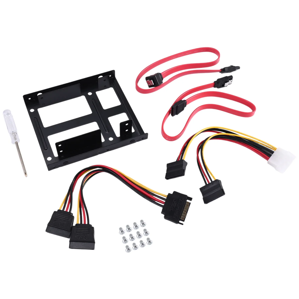 GFR5-2X SSD de 2,5 polegadas para suporte de 3,5 polegadas (cabo e cabos de alimentação)