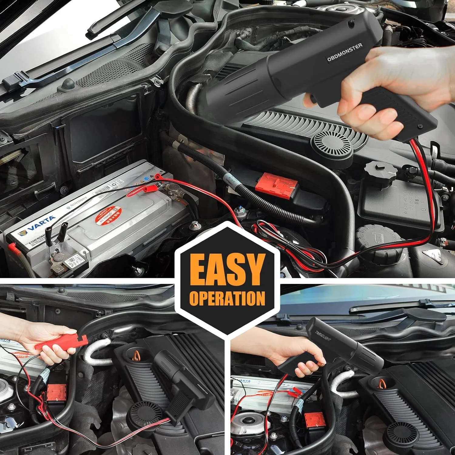 Car Motorcycle Hand Tools Repair Tester Professional TL-122 Ignition Timing 12V Strobe Lamp Inductive Petrol Engine Timing Gun