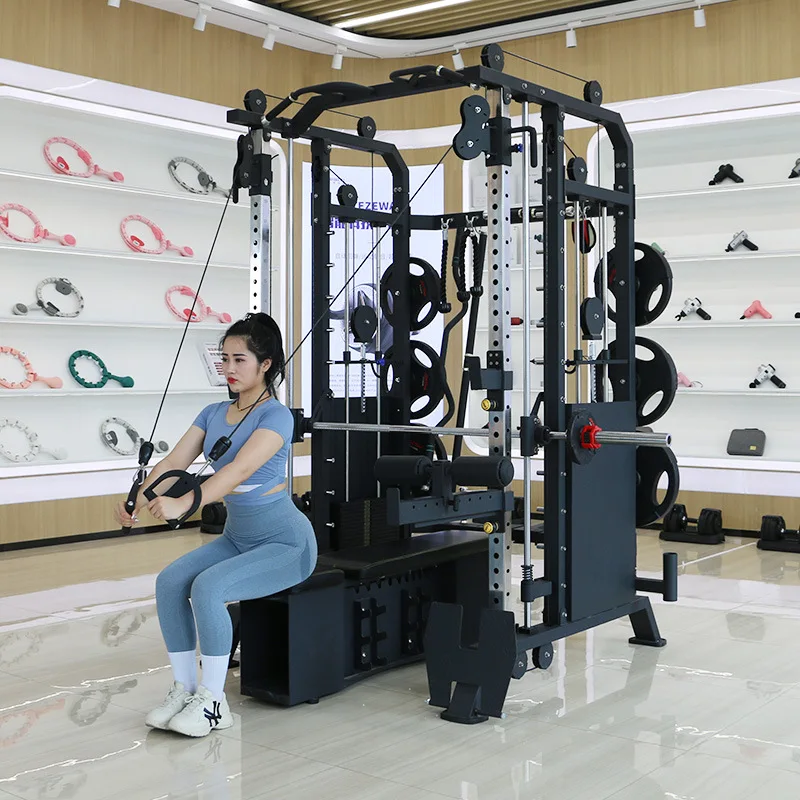 Comprehensive trainer Commercial bench press squat gantry multi-functional integrated combination