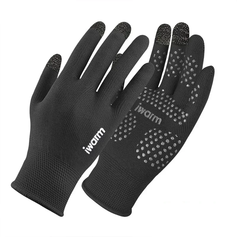 Winddichte Winter warme Handschuhe Fahrradhandschuh Anti-Rutsch-Thermo-Fleece-Handschuh Vollfinger Angeln Motorrad Skifahren Handschuh