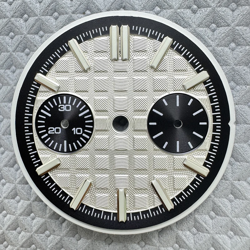 30.5 مللي متر لا شعار Vk64 ساعة الطلب 2 عيون شبكة المزدوج مقياس الأخضر مضيئة الهاتفي جديد مذكرات ساعة الطلب لإصلاح VK64 تعديل