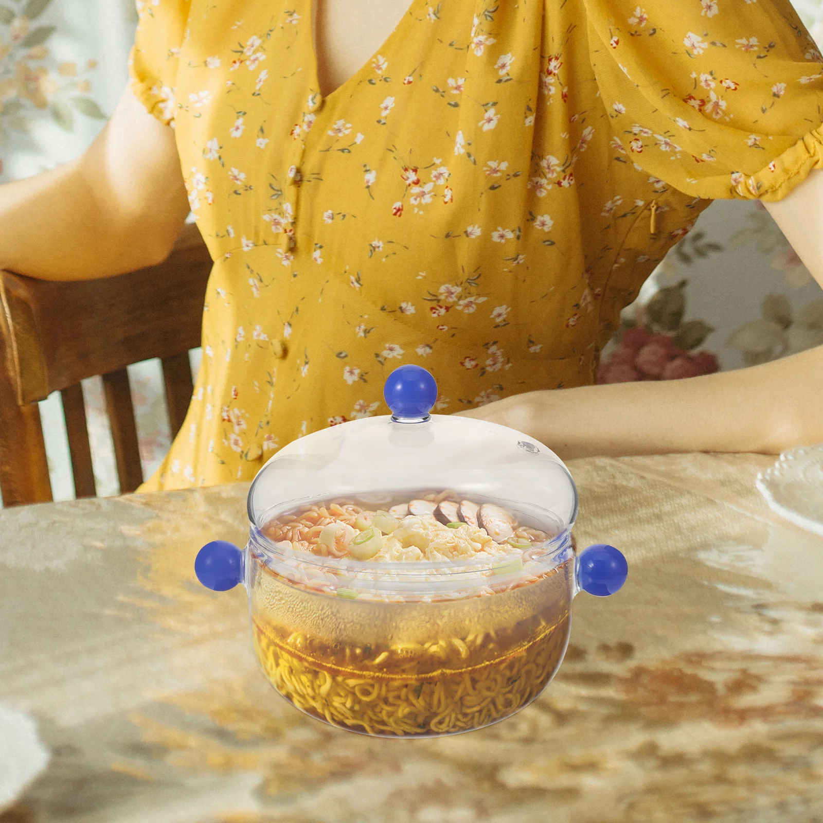 

Glass Cooking Pot Heat Resistant Lid Included Transparent Soup Pan Boil Stew Household Cooking Utensils Glass Soup Pot