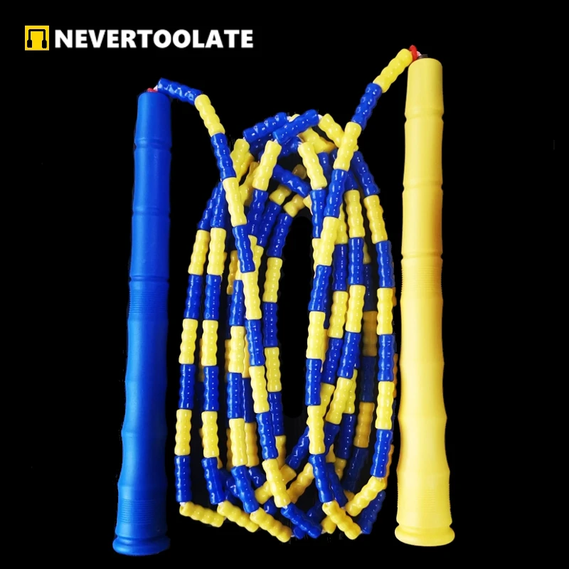 NEVERTOOLATE RUSSIA UKRAINE 3 meter length between handles beaded skipping rope soft PVC beads adult skill tricks tall people