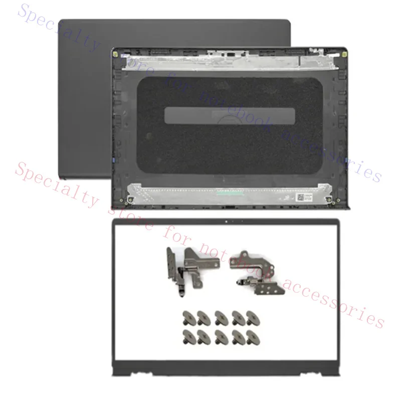 New Laptop Case For Inspiron 15 3510 3511 3515 3520 3521 LCD Back Cover Front Bezel Hinges Black Silver Rear Lid Top Case Shell