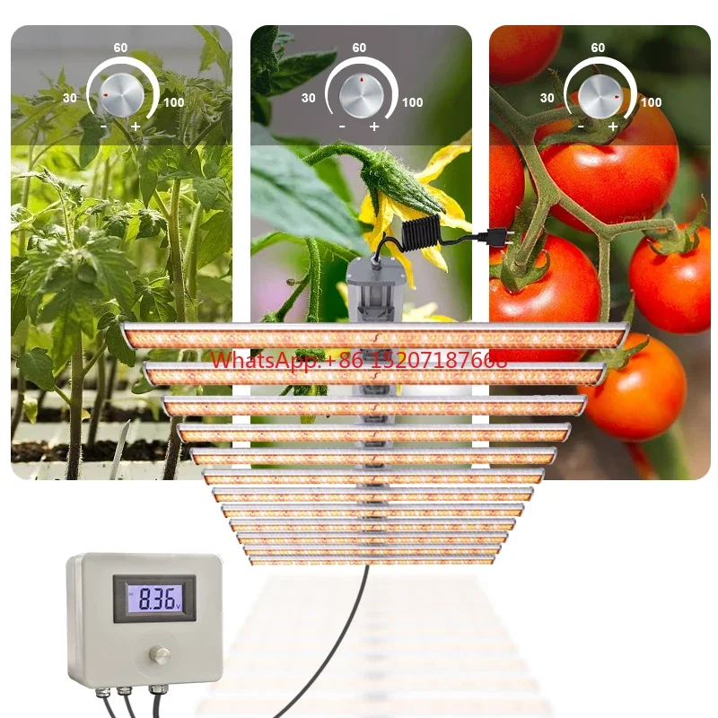 2021 industrial led greenhouse grow lights 660w control dimmable full spectrum led grow light replacing gavita pro 1700e