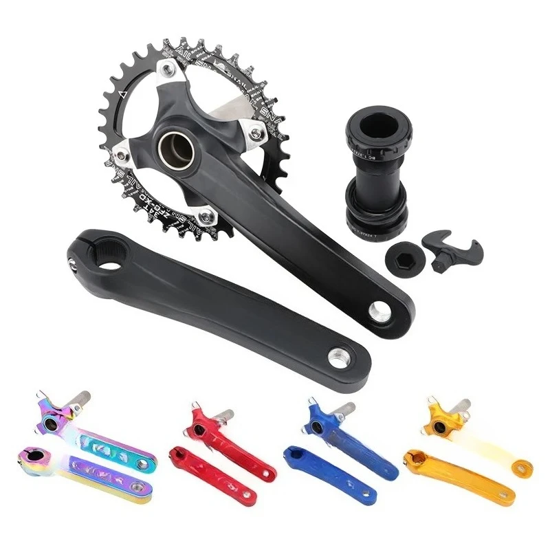 

Crank set Mountain/road bike Crank set 170 mm Integrated arm with bottom bracket numerical control sprocket bike