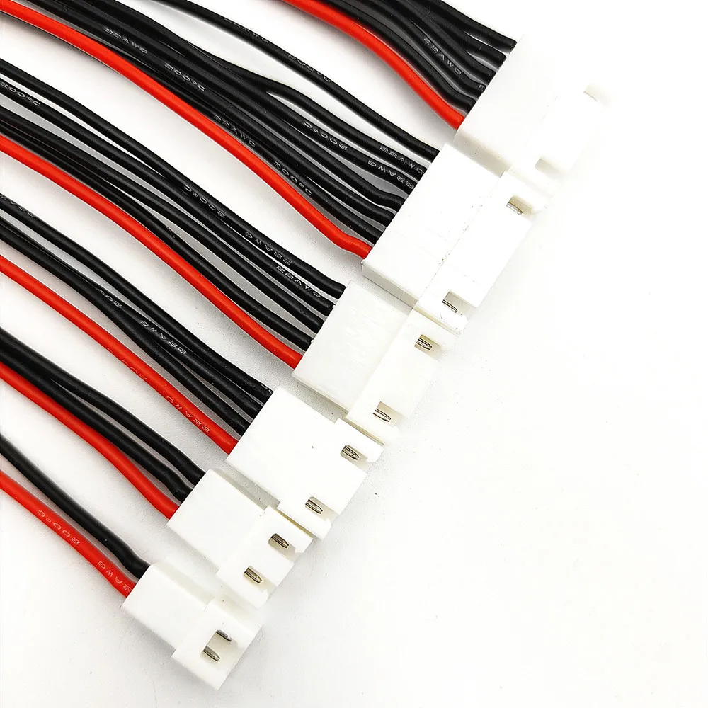 5set 2s 3/4/5/6s LiPo Battery Balance Charger Plug Line Extension Cord Wire Balancer Connector Cable JST XH 2.54 Male to Female