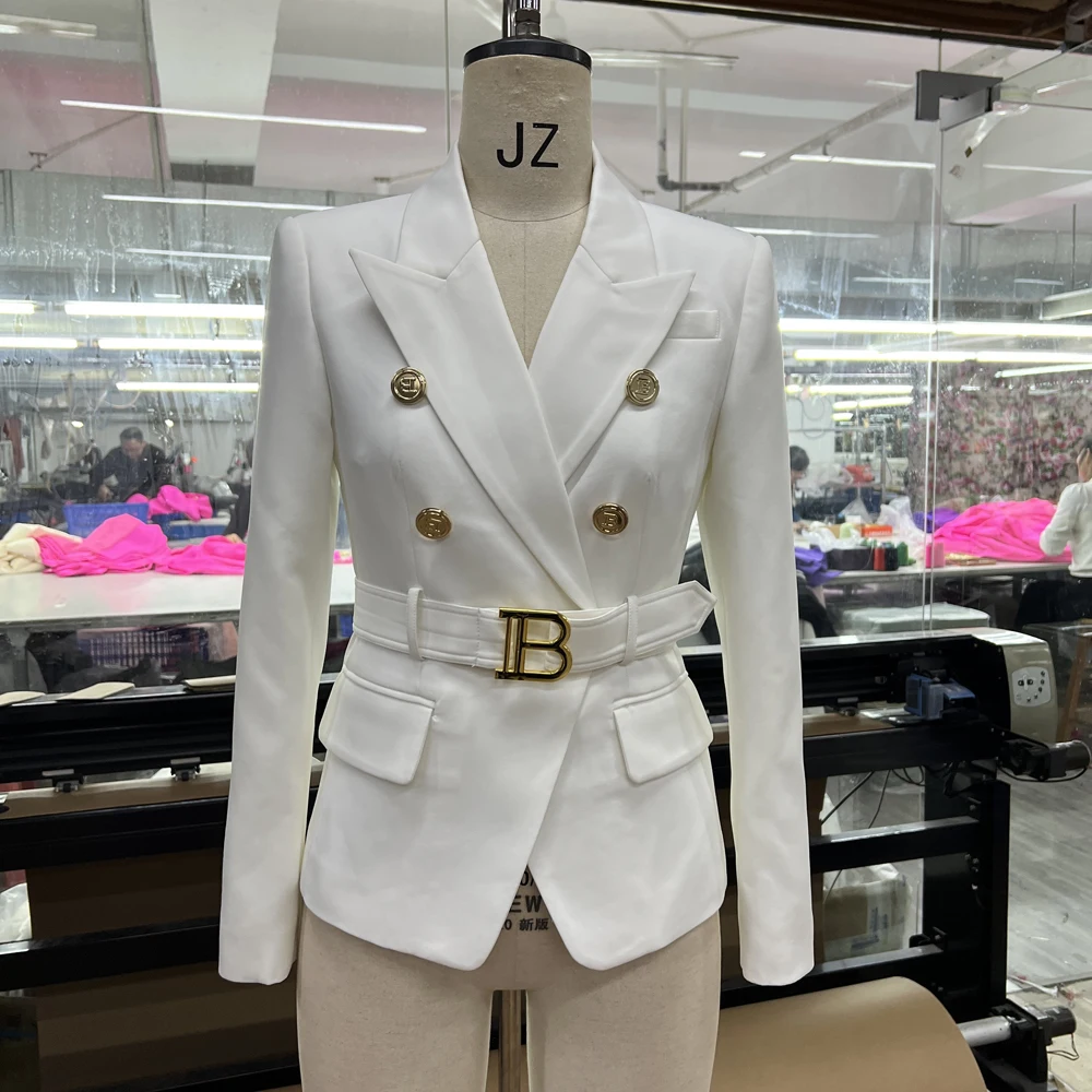 New Products Spring Summer Fashion High Quality Waist Popular Net Celebrity Versatile Suit Ladies Tops Short Jackets Blazers