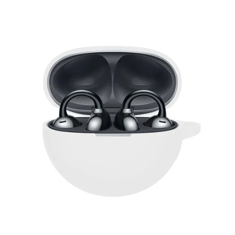 1pc Earphone Silicone Cover For Huawei FreeClip Waterproof Ear Clip Wireless Earbuds Case Headset Sleeve Housing Flexible Shell