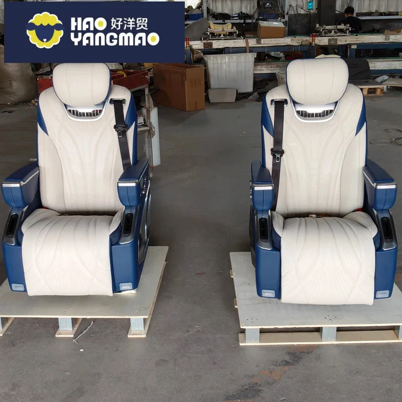 Suitable for Adjustable Luxury Car Seats, Toyota Hiace Sienna Multi-Functional Bus Modification with LeatherPUMater