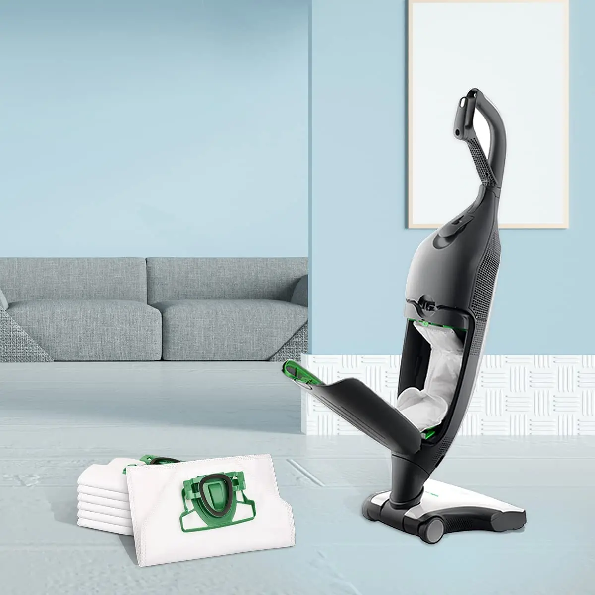 

Сменные мешки ABVT-16Pcs для пылесоса Vorwerk Kobold VK200 FP200, комплект аксессуаров для сбора пыли