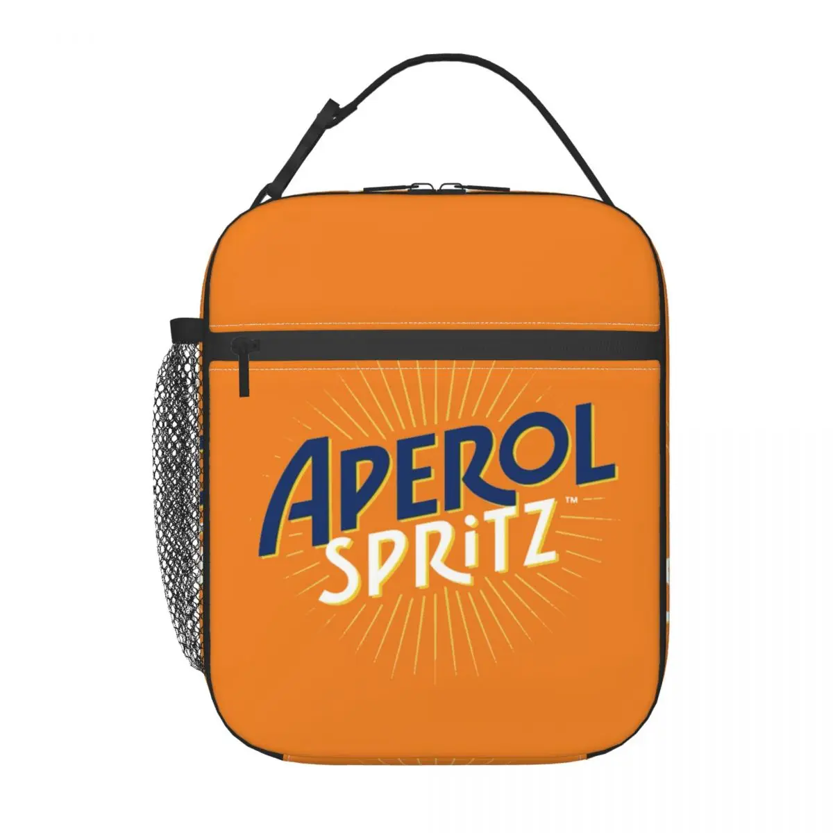 Vintage Aperols Spritz Logo Merch Insulated Lunch Bag For School Food Box Portable Thermal Cooler Bento Box