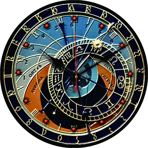 

Constellation Wall Clock Living Room Bedroom Round Silent Clock Dining Room Office Decoration Clock Home Carfts Art Decor