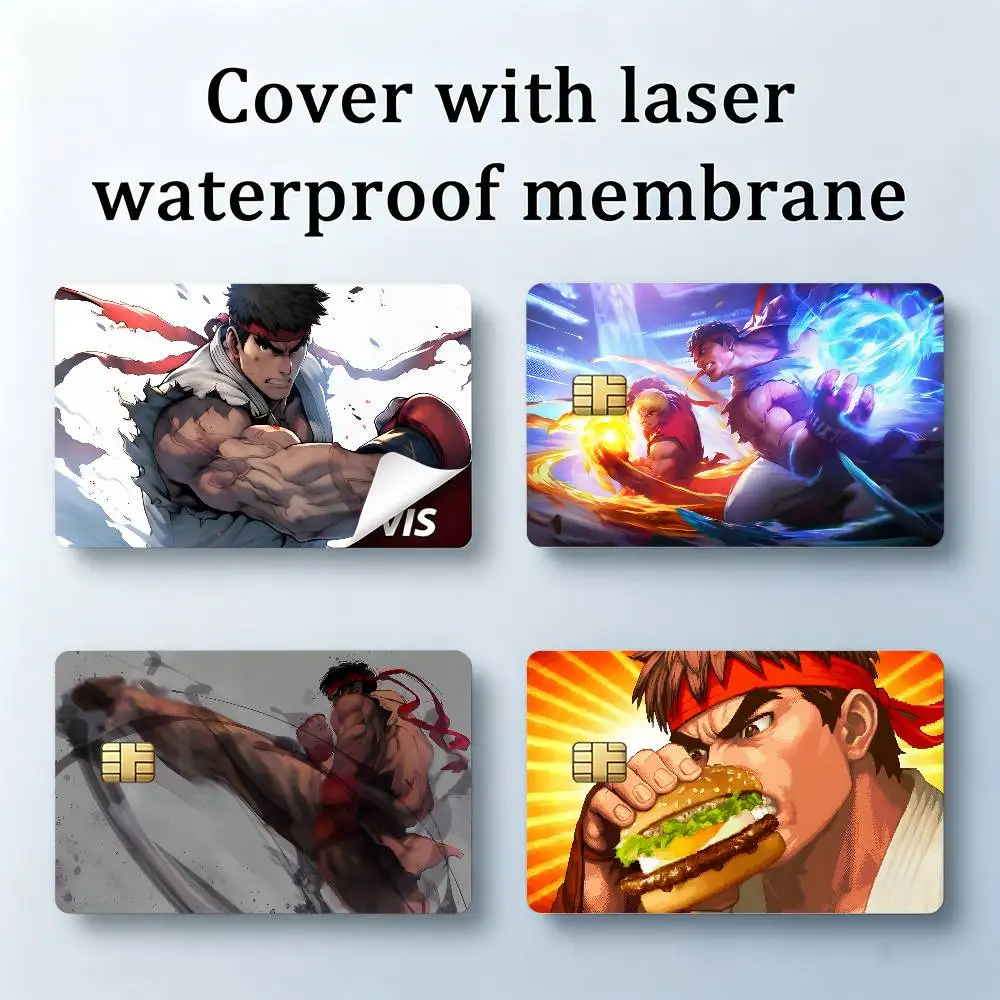 R-Ryu Laser Film Bank Transit Card Skin Sticker 54mmx 85mm With Chip Window