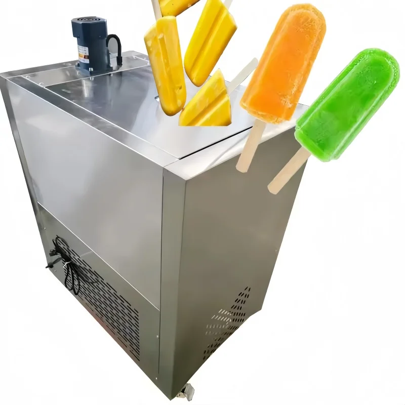 Commercial Stainless Steel Single Mold Ice Cream Stick Popsicle Making hine for Snack Factory Catering