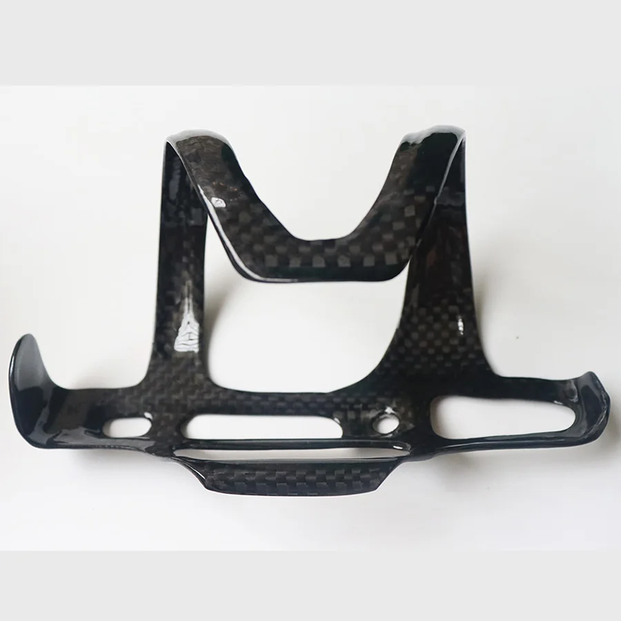 Full 3K Carbon Fiber Water Bottle Holder for Road and Mountain Bike, MTB Bottle Cage, Matte, Glossy, Ultralight, ± 18g