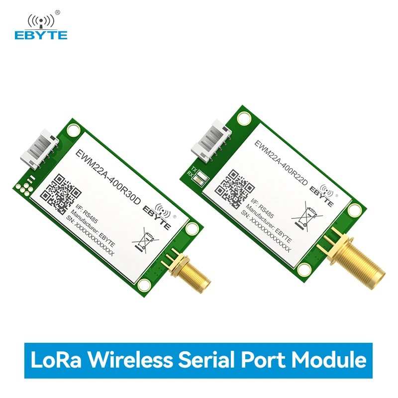 RS485 22 дБм 30 дБм 433 МГц Lora Реле расширенного спектра Сеть EBYTE EWM22A Серия RSSI LBT 5 км/10 км Модуль UART RS485 22 дБм 30 дБм 433 МГц Lora Реле расширенного спектра Сеть EBYTE EWM22A Серия RSSI LBT 5 км/10 км Модуль UART