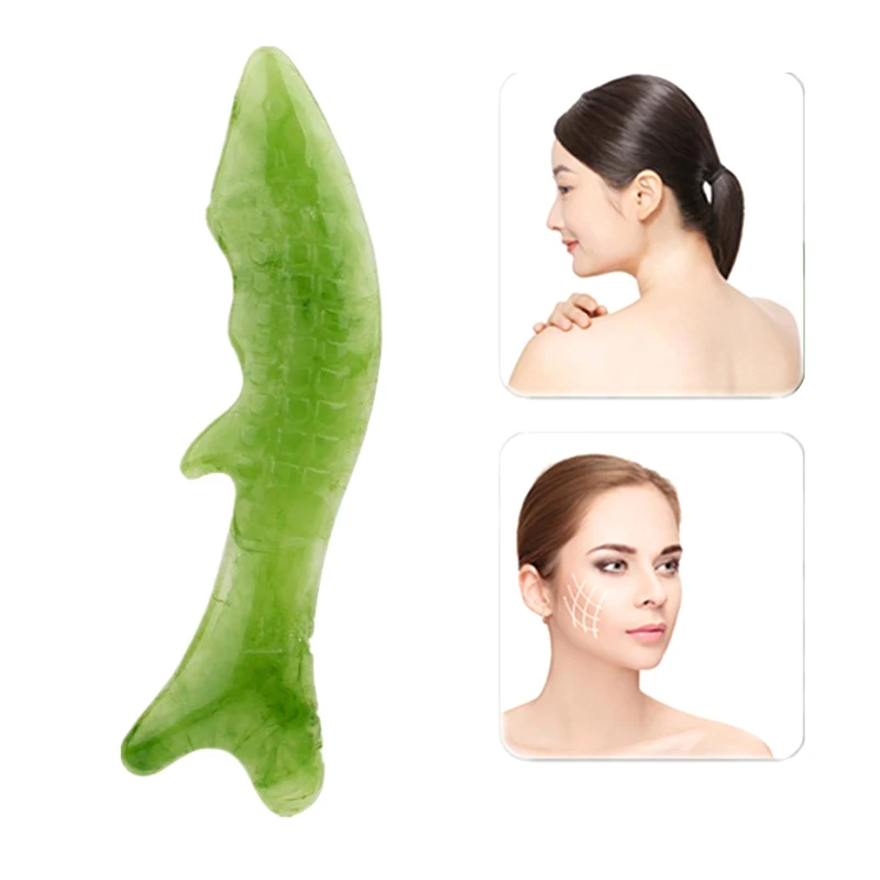 

Shark Skin Scraping Resin Gua Sha Massage Board Guasha Plate Face Eye SPA Massager Scrapers Tools For Face Neck Back Body Legs