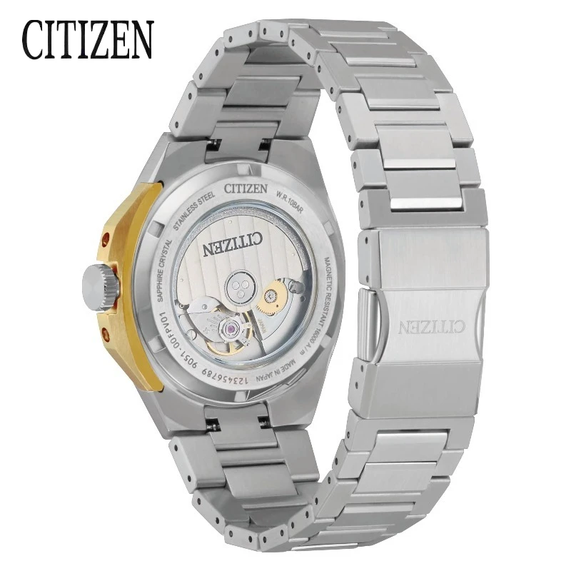 Citizen Series 8 NB6084-50A Automatic 39mm Two-Tone Stainless Steel White Dial Sapphire Crystal 100M WR Cal.9051