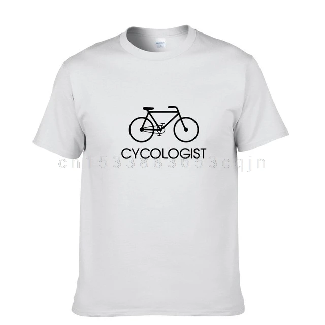 New Color Cycologist Cycle For Man Cotton T Shirt  O-Neck Mens T-Shirts