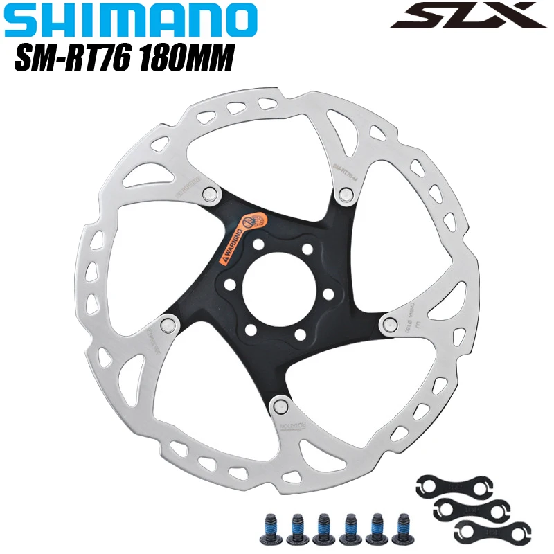 SHIMANO SLX SM RT76 Brake Disc 6 Bolt Disc Rotor 160/180/203MM SLX M7000 M6000 MT200 M375 6 Bolt For MTB Bike Accessories Disc