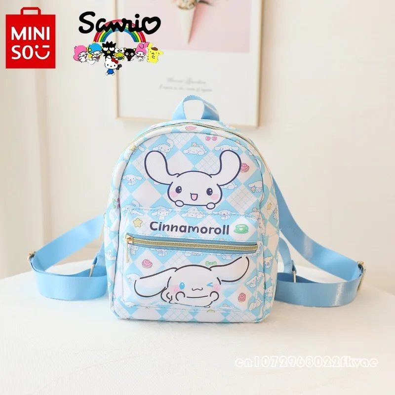 Miniso Sanrio New Girls' Backpack Fashionable High Quality Women's Backpack Cartoon Small Fresh Cute Children's Backpack