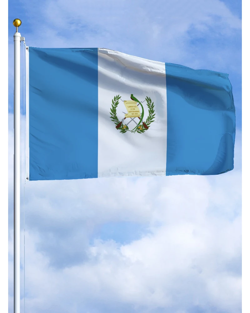 60×90 90x150 120×180CM Guatemala Emblem Flag Polyester Printed Banner Tapestry For Decor