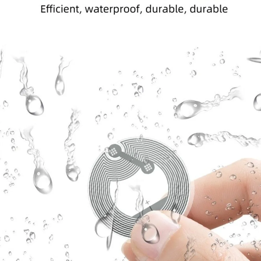 10pcs Wet Transparent NFC215 Tag Sticker Passive Contactless Technology NFC Inlay Label Wet Inlay RFID Electronic Tag