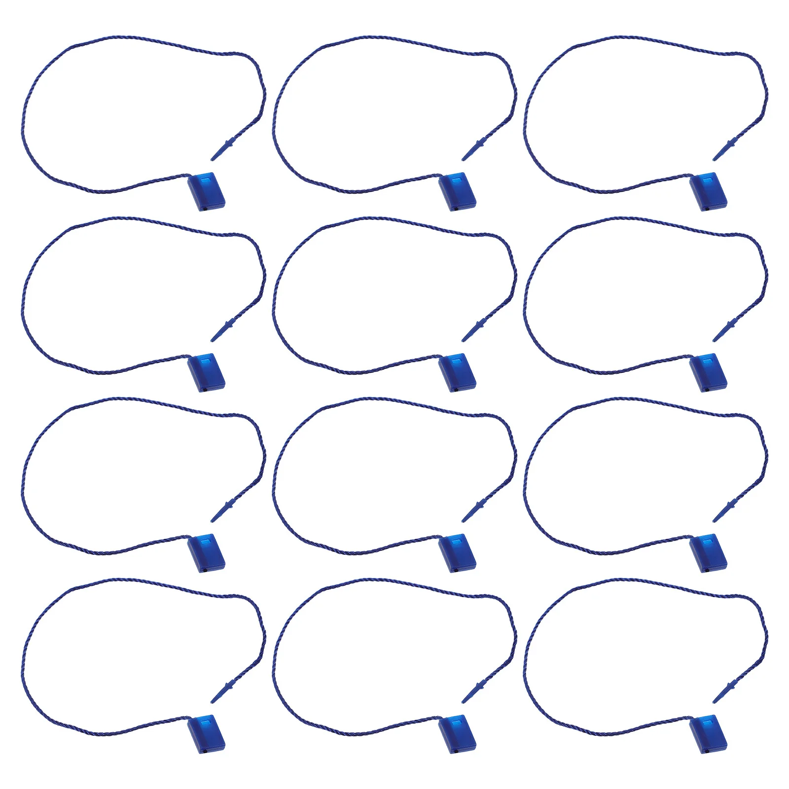 

Universal Plastic Square Buckle Hang Tag String Durable Garment Cord for Clothing Tags Labeling Hanging Swing Tickets